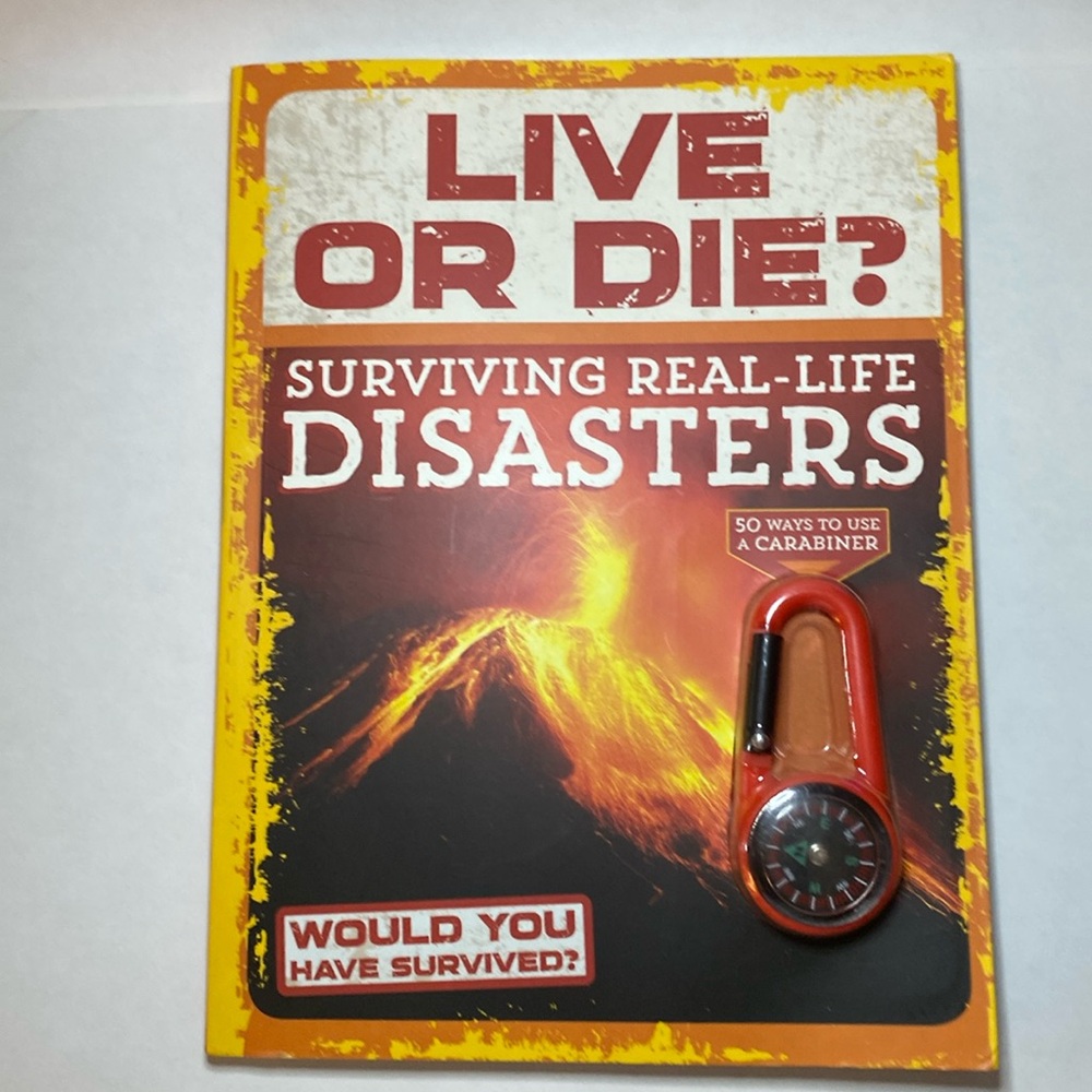 Live or Die? Surviving Real-Life Disasters Book Survival Guide Rare